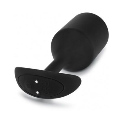 b-Vibe Vibrating Snug Plug 5 Rechargeable Weighted Silicone Anal Plug Black5