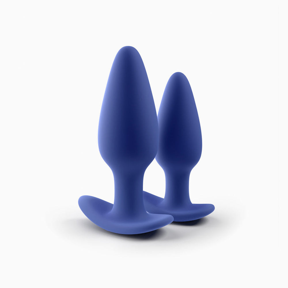 Biird Regii 2-Piece Anal Plug Set Blue2
