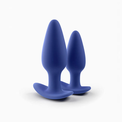 Biird Regii 2-Piece Anal Plug Set Blue2