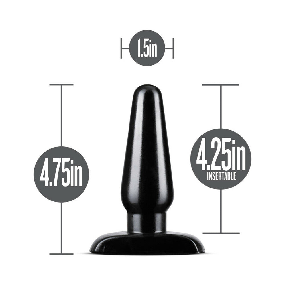 Blush Anal Adventures Basic Anal Plug Medium Black4