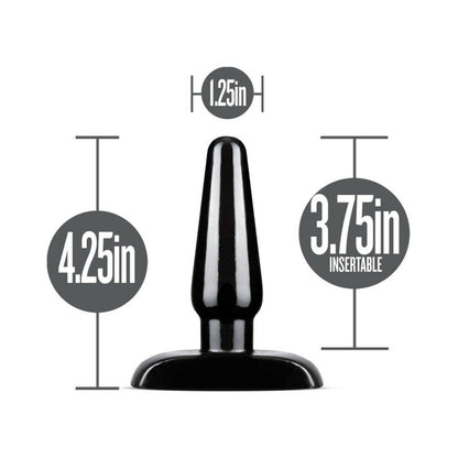 Blush Anal Adventures Basic Anal Plug Small Black4