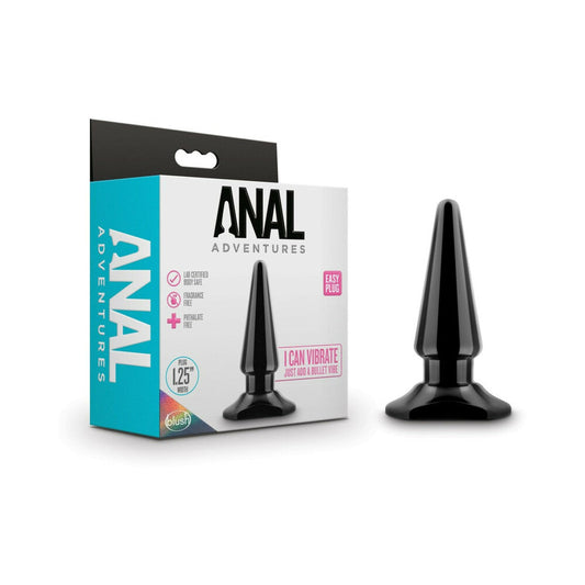 Blush Anal Adventures Easy Plug Black 