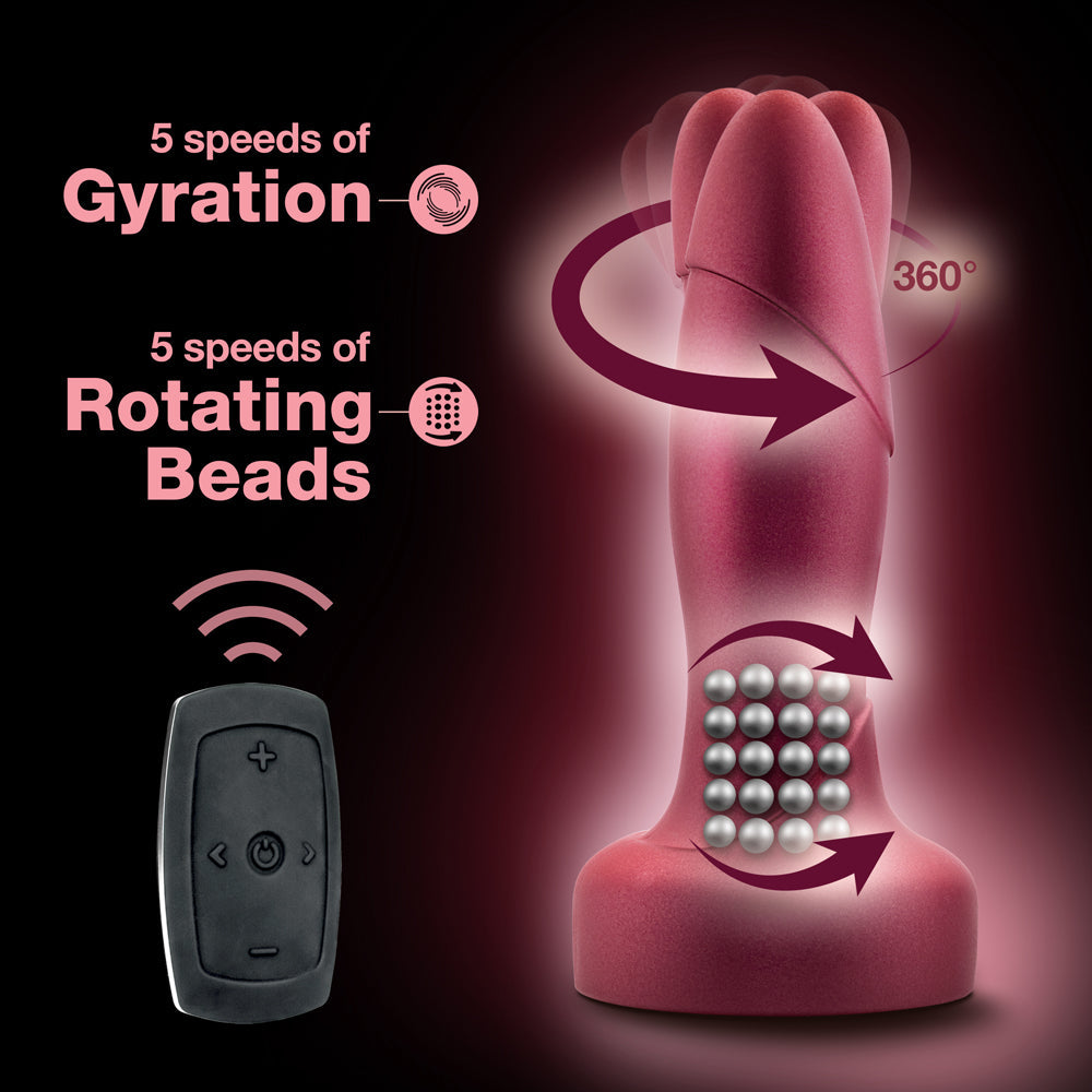 Blush Anal Adventures Matrix Atomic Plug with Remote Martian Wine8