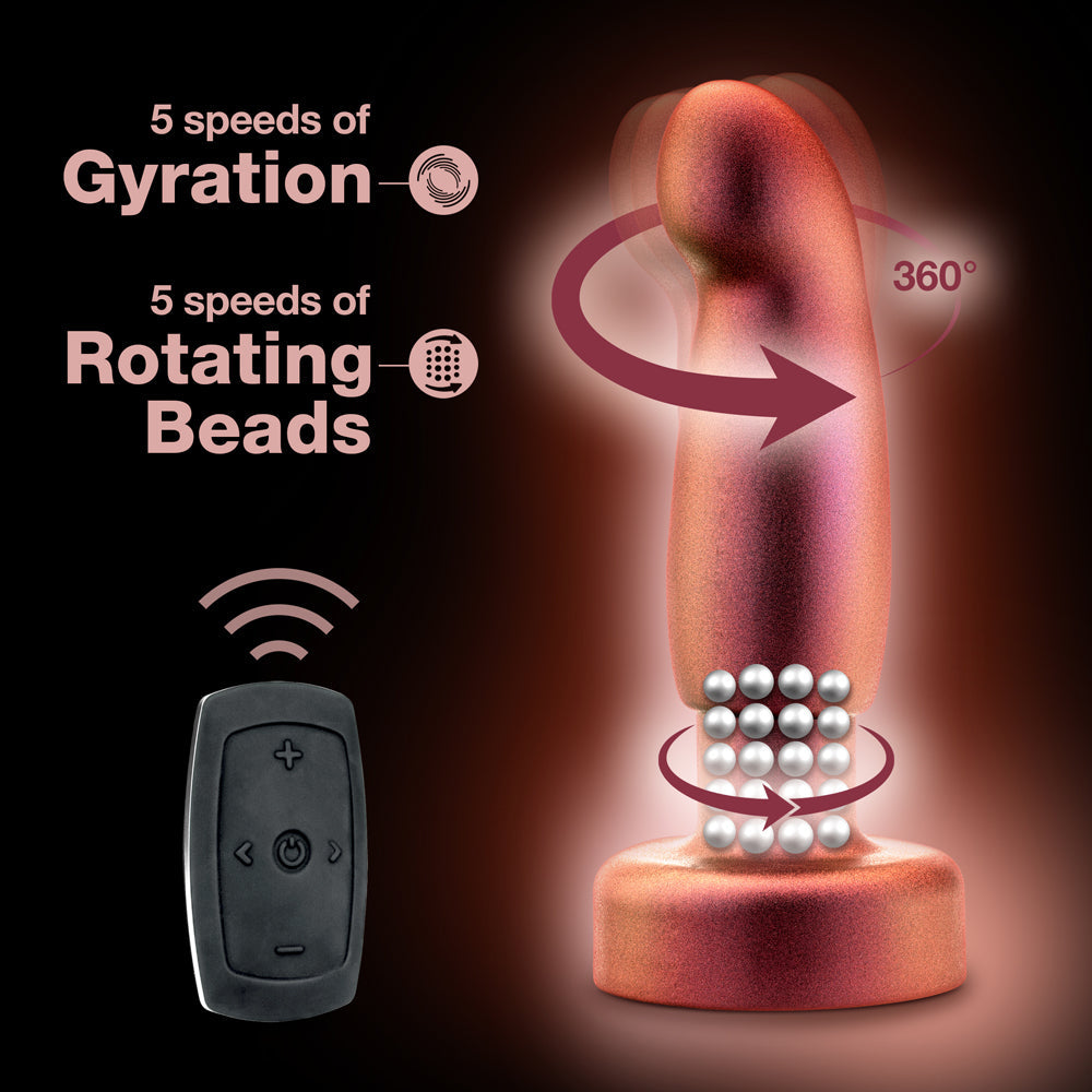 Blush Anal Adventures Matrix Bionic Plug with Remote Cosmic Copper8