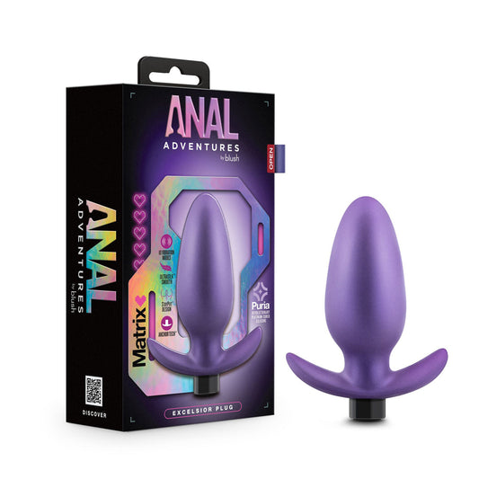 Blush Anal Adventures Matrix Excelsior Plug Astro Violet 