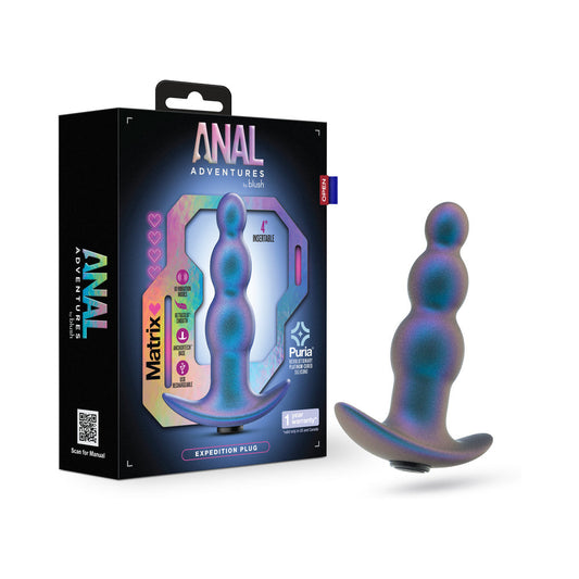 Blush Anal Adventures Matrix Expedition Plug Lunar Blue 