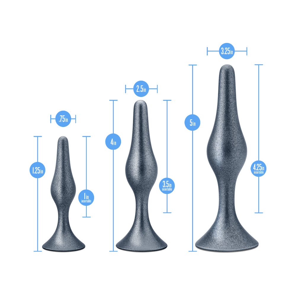 Blush Anal Adventures Matrix Genesis Plug Kit Stellar Silver6