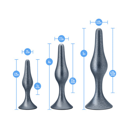 Blush Anal Adventures Matrix Genesis Plug Kit Stellar Silver6