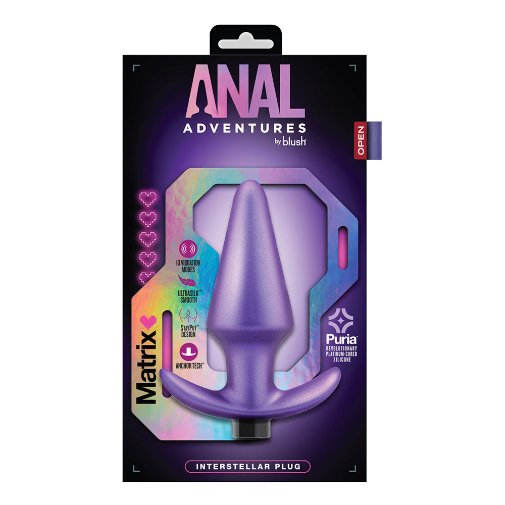Blush Anal Adventures Matrix Interstellar Plug Astro Violet12