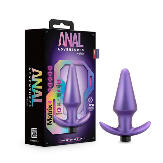 Blush Anal Adventures Matrix Interstellar Plug Astro Violet 
