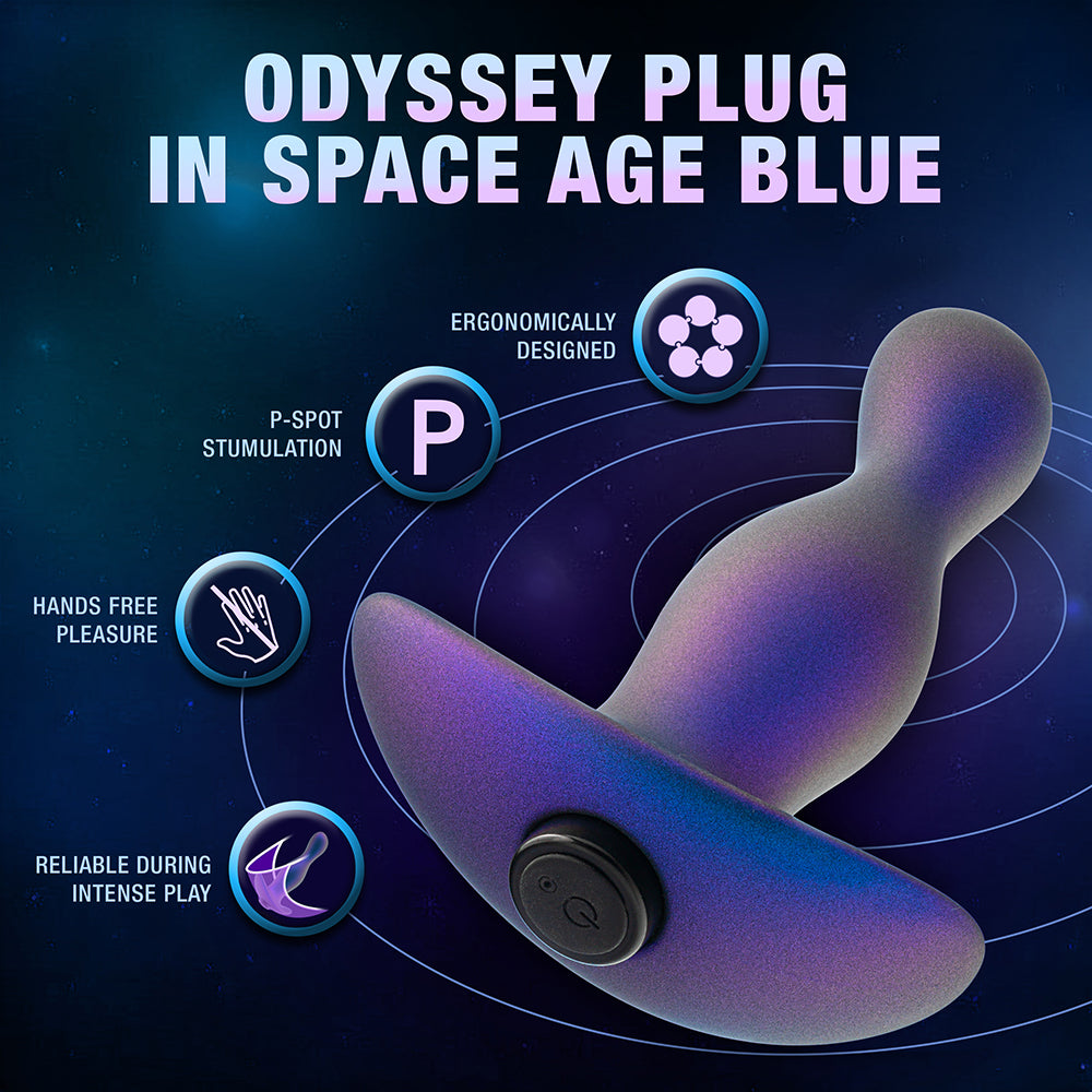 Blush Anal Adventures Matrix Odyssey Prostate Stimulator Space Age Blue8