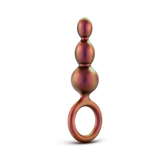 Blush Anal Adventures Matrix Silicone Beaded Loop Plug Copper1