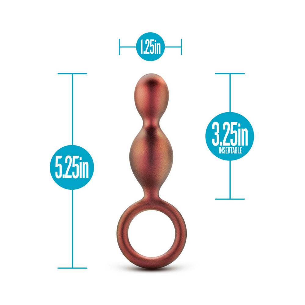 Blush Anal Adventures Matrix Silicone Duo Loop Plug Copper4