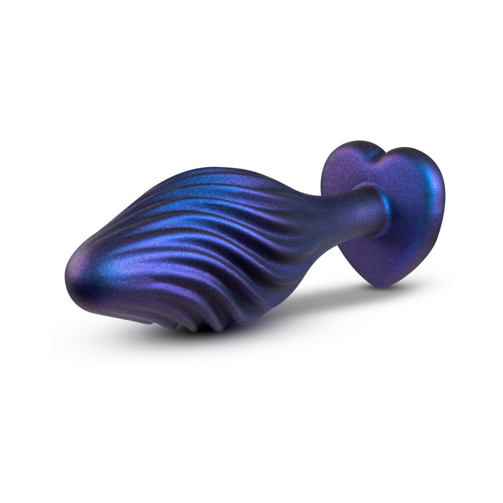 Blush Anal Adventures Matrix Silicone Swirling Bling Plug Sapphire2