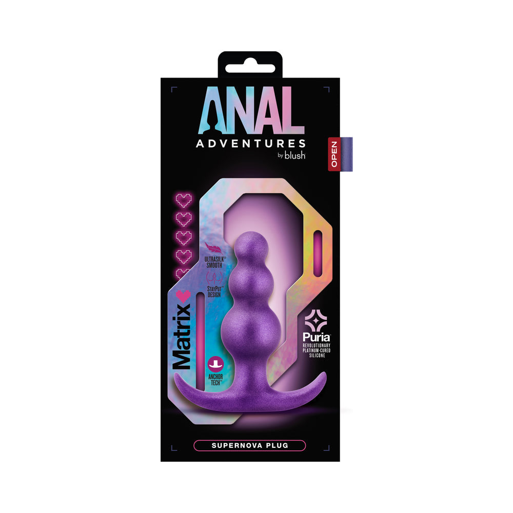 Blush Anal Adventures Matrix Supernova Plug Galactic Purple6