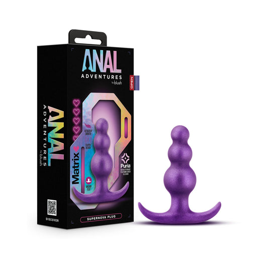 Blush Anal Adventures Matrix Supernova Plug Galactic Purple 