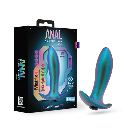 Blush Anal Adventures Matrix Voyager Plug Neptune Teal 