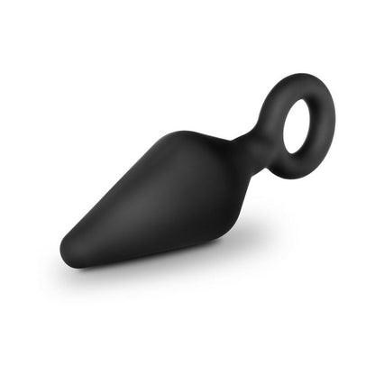 Blush Anal Adventures Platinum Silicone 3-Piece Loop Plug Kit Black2