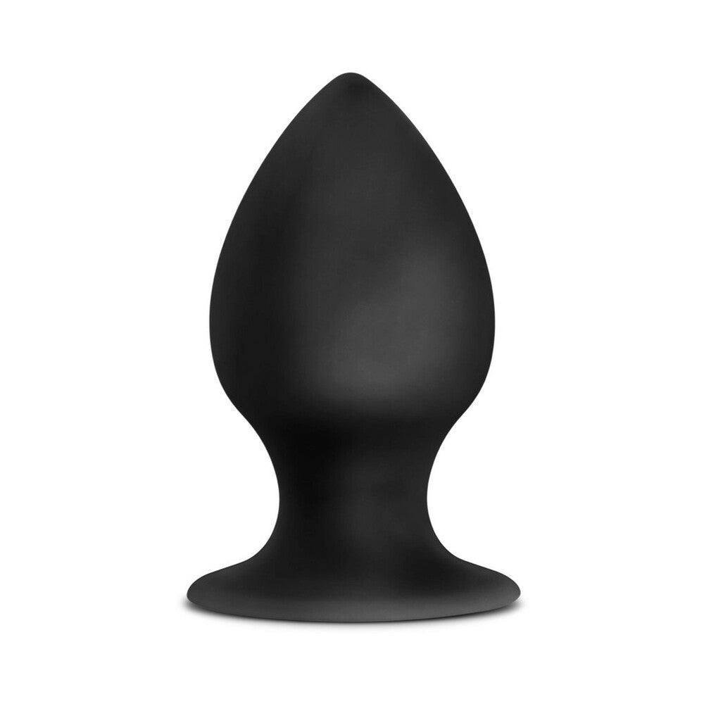 Blush Anal Adventures Platinum Silicone Anal Stout Plug Large Black1