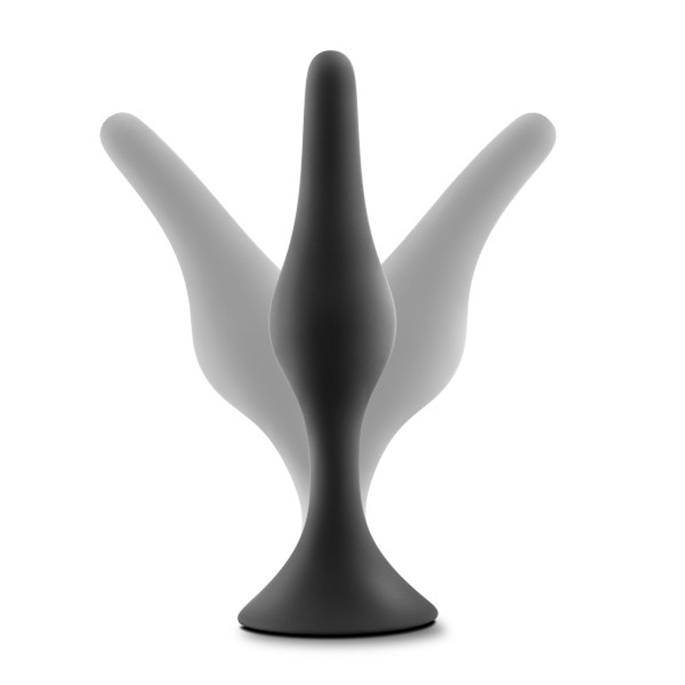 Blush Anal Adventures Platinum Silicone Beginner Plug Black11