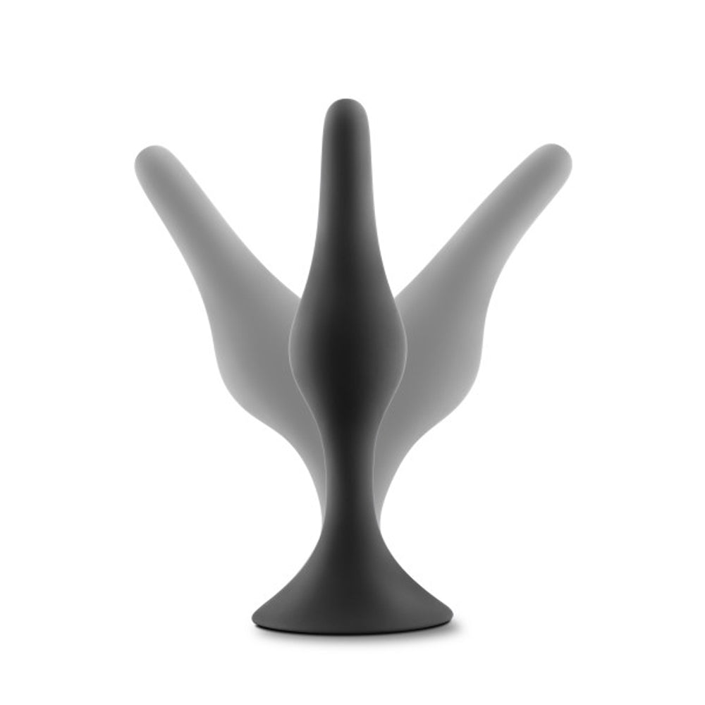Blush Anal Adventures Platinum Silicone Beginner Plug Black5
