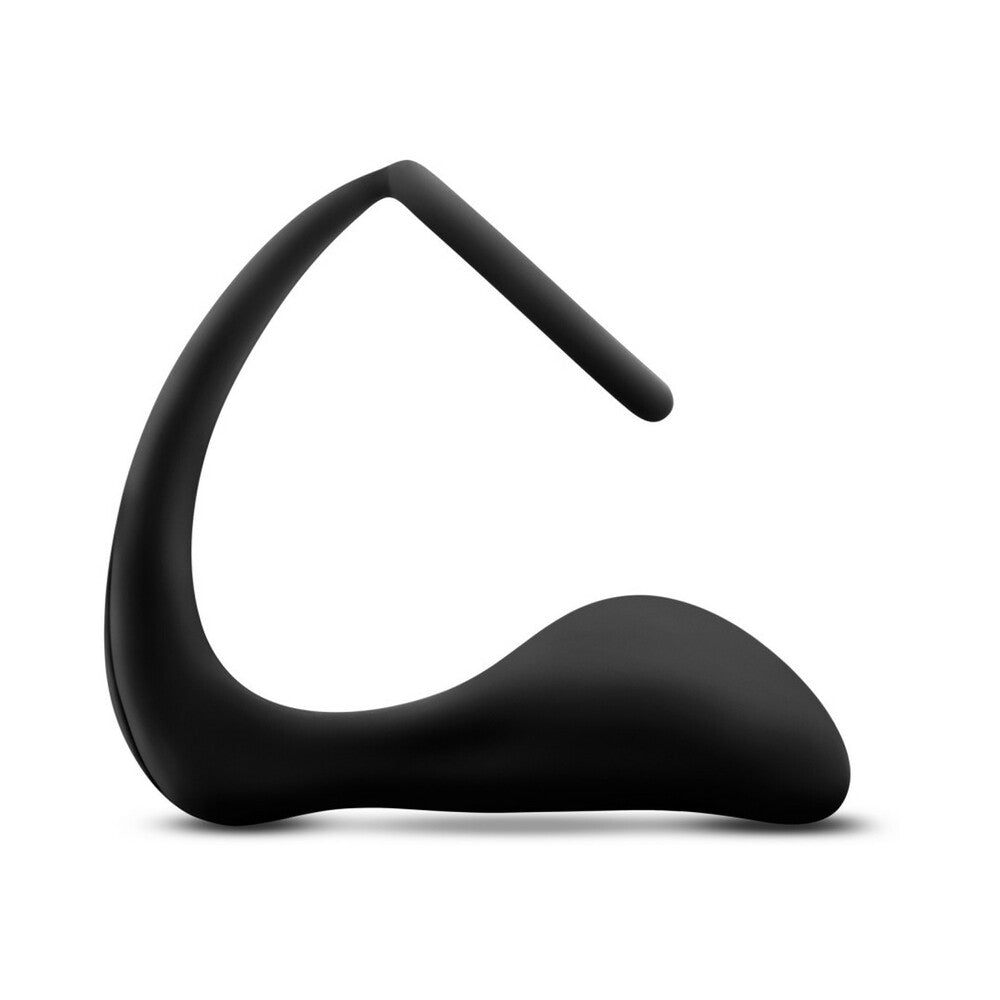 Blush Anal Adventures Platinum Silicone Cock Ring Plug Black2