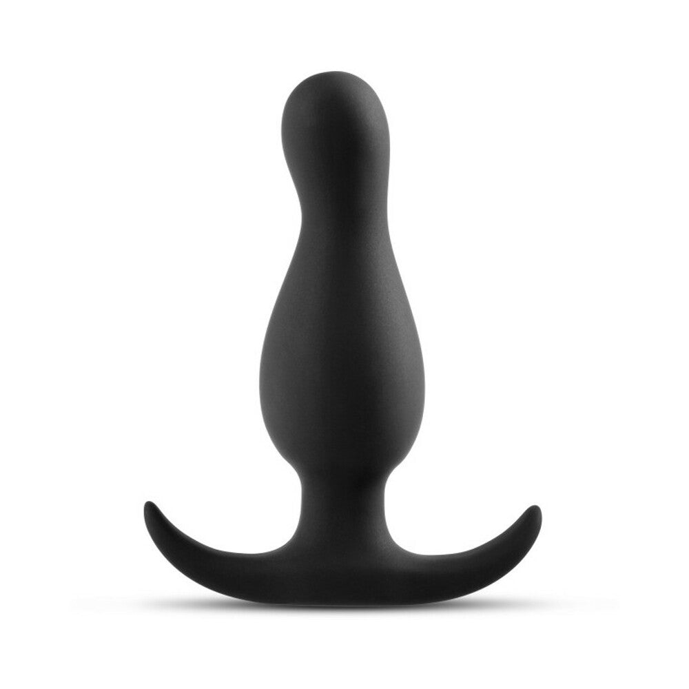 Blush Anal Adventures Platinum Silicone Curve Plug Black2