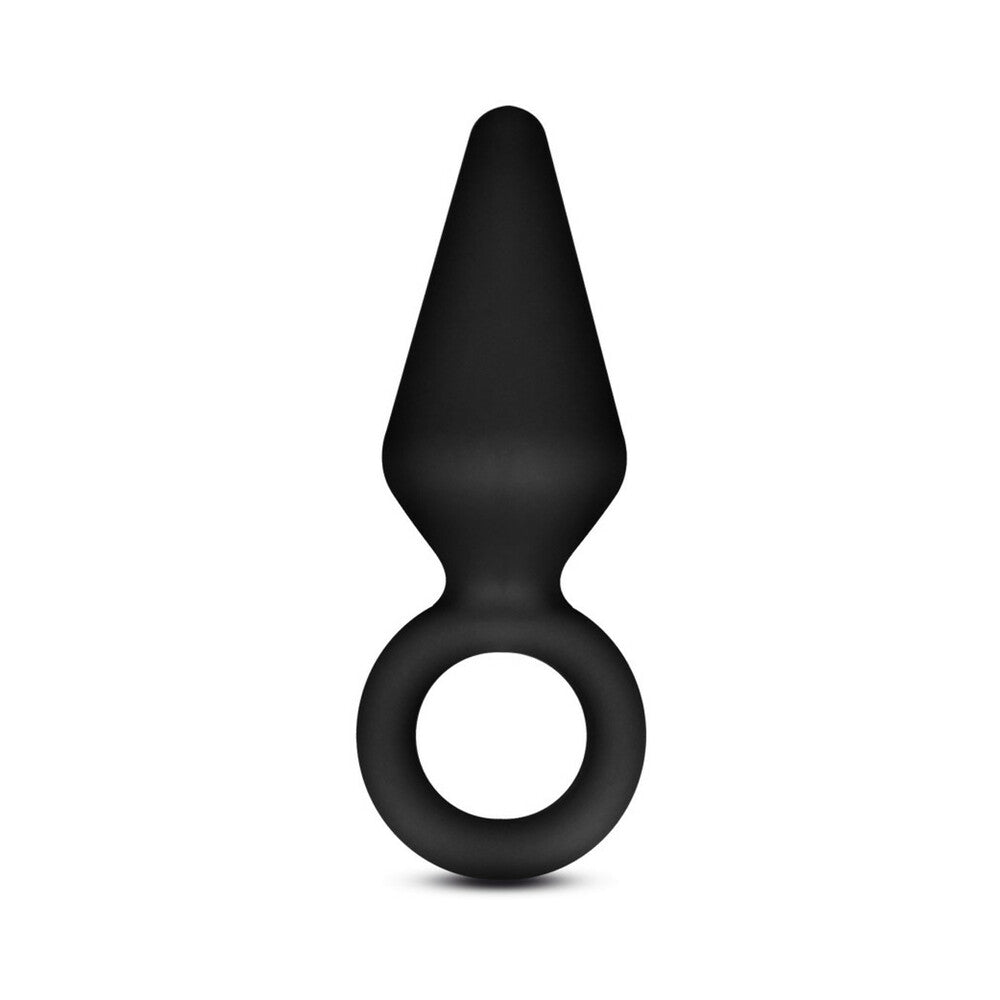 Blush Anal Adventures Platinum Silicone Loop Plug Black2