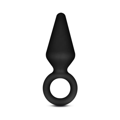Blush Anal Adventures Platinum Silicone Loop Plug Black2