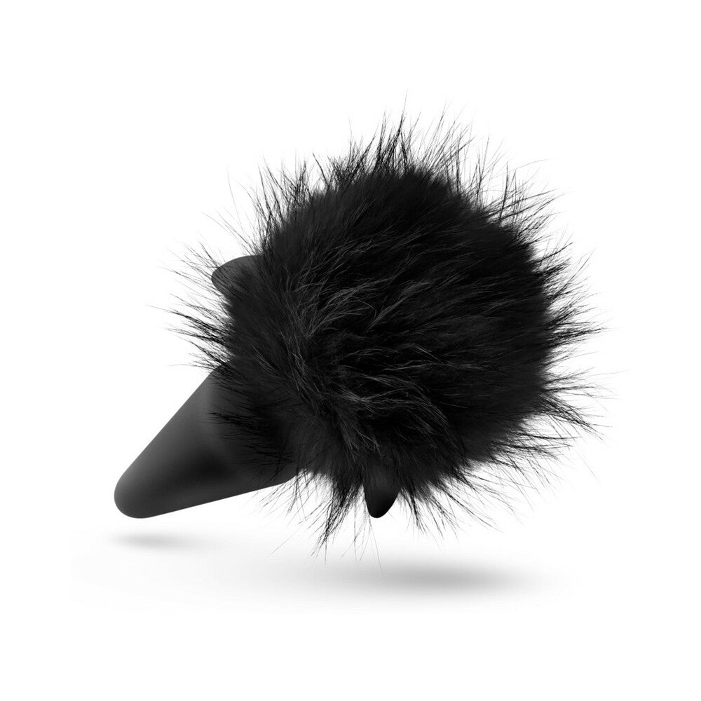 Blush Anal Adventures Platinum Silicone Rabbit Tail Plug Black3