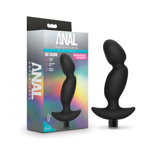 Blush Anal Adventures Platinum Silicone Rechargeable Vibrating Prostate Massager 04 