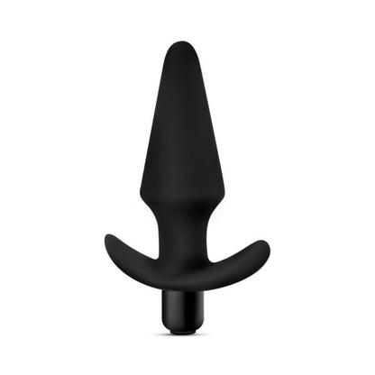 Blush Anal Adventures Platinum Silicone Vibrating Plug Black2
