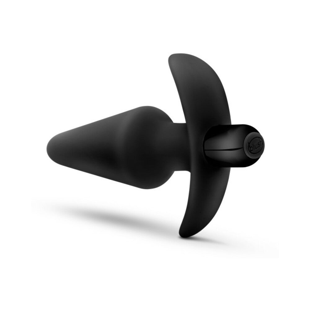 Blush Anal Adventures Platinum Silicone Vibrating Plug Black4