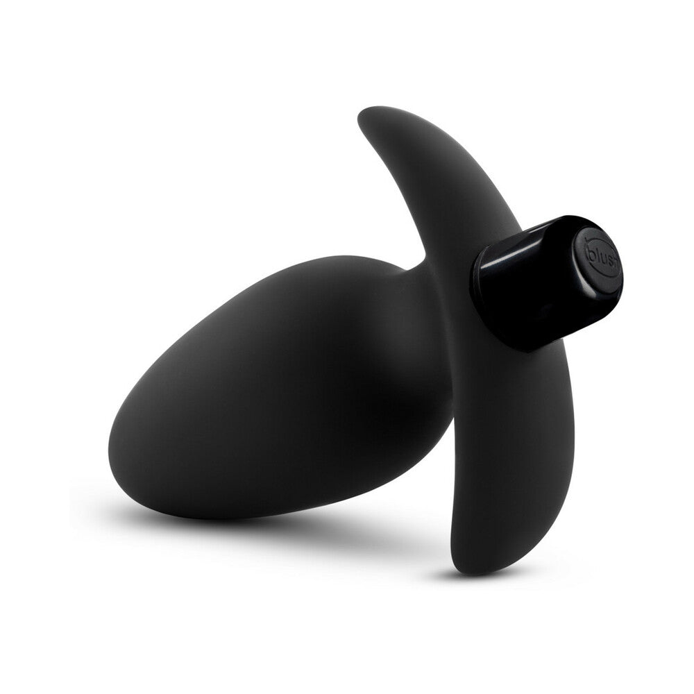 Blush Anal Adventures Platinum Silicone Vibrating Saddle Plug Black4