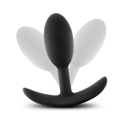 Blush Anal Adventures Platinum Silicone Weighted Vibra Slim Plug Black6
