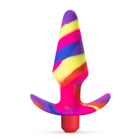 Blush Avant Free Spirit Silicone Vibrating Anal Plug Scarlet1