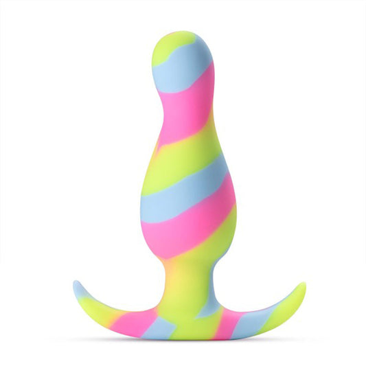 Blush Avant Kaleido Silicone Anal Plug Lime1