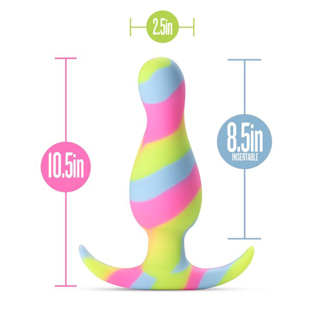 Blush Avant Kaleido Silicone Anal Plug Lime4