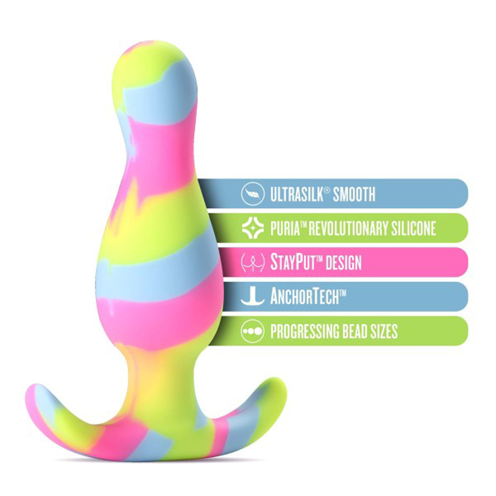 Blush Avant Kaleido Silicone Anal Plug Lime7