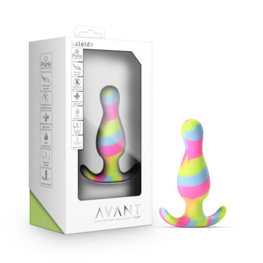 Blush Avant Kaleido Silicone Anal Plug Lime 