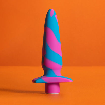 Blush Avant Vibrotize Vibrating Silicone Anal Plug Fuchsia5