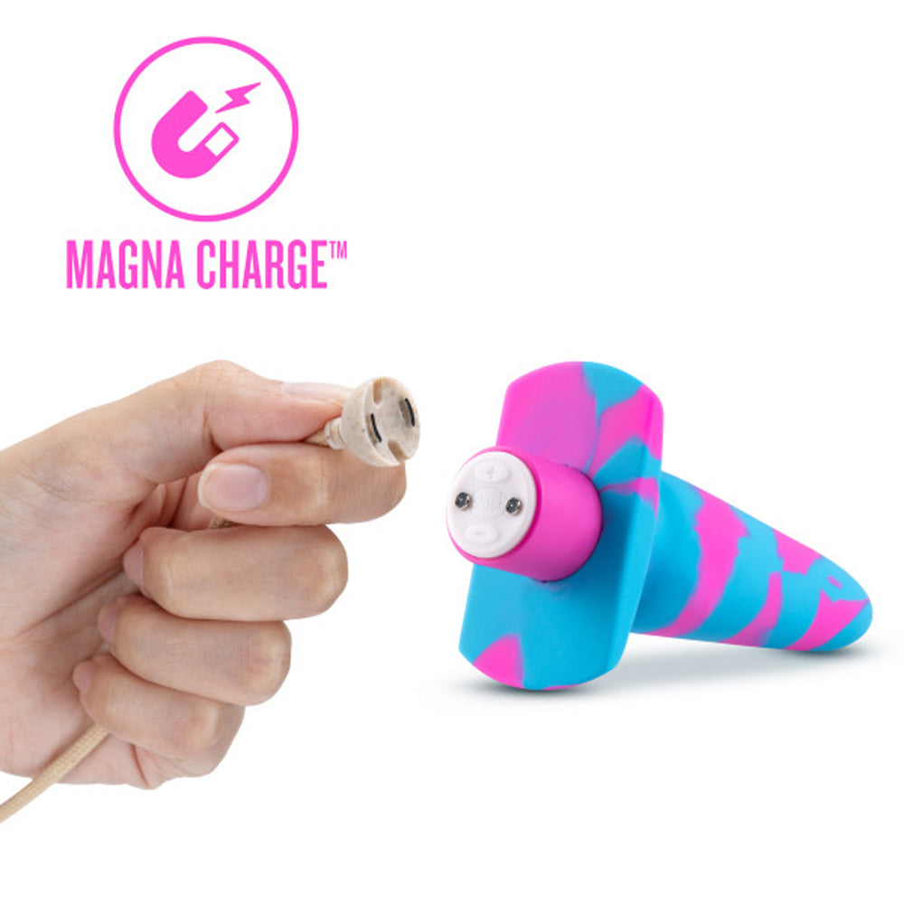 Blush Avant Vibrotize Vibrating Silicone Anal Plug Fuchsia8