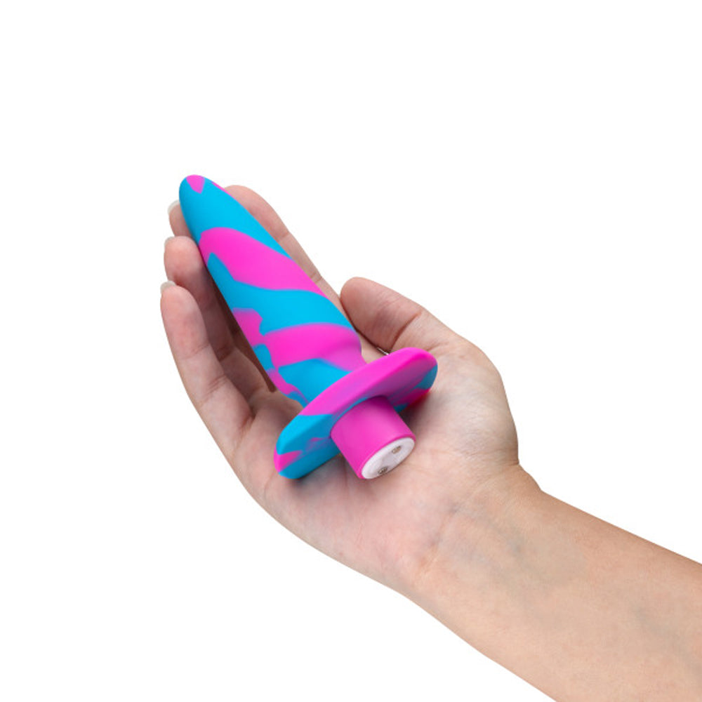 Blush Avant Vibrotize Vibrating Silicone Anal Plug Fuchsia9