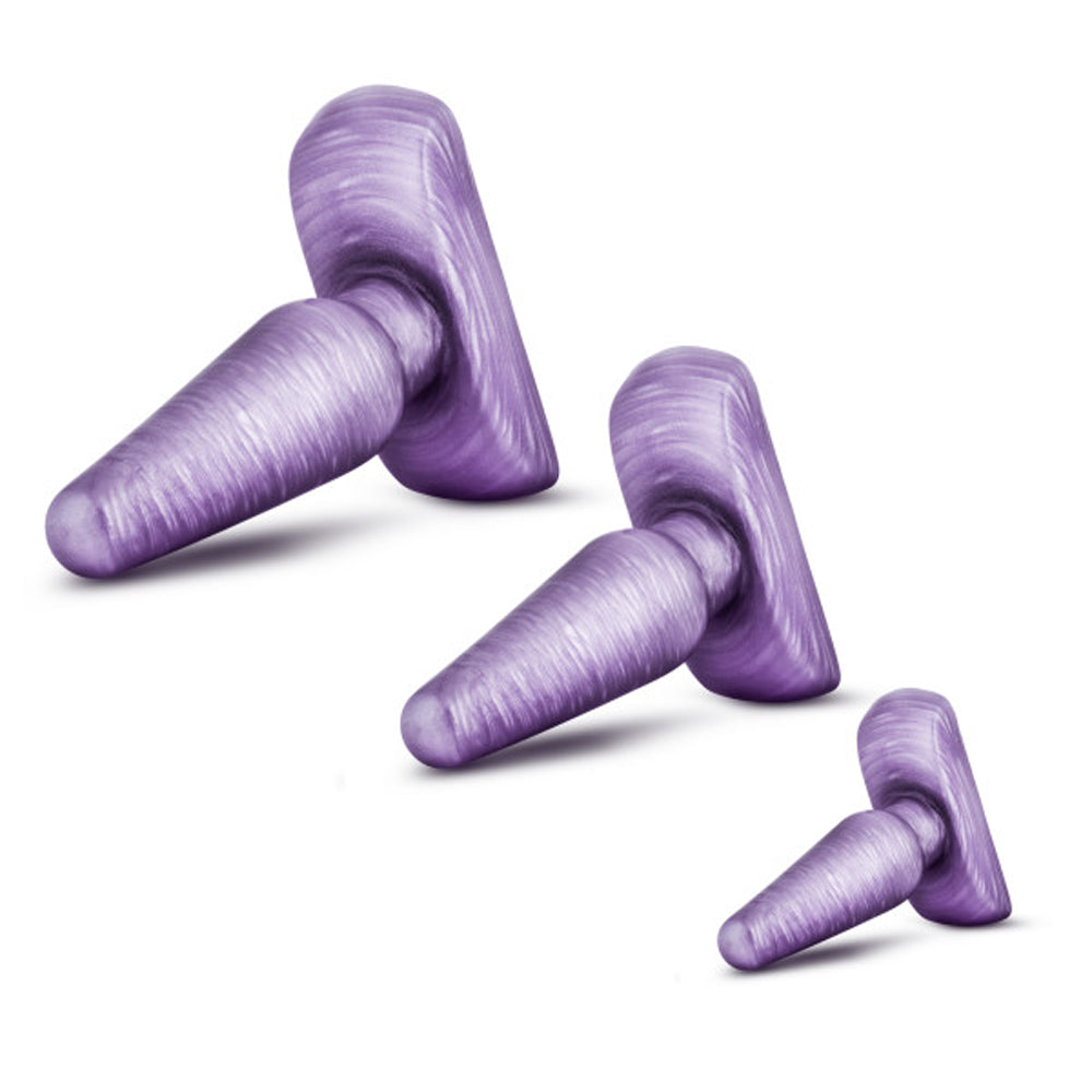 Blush B Yours 3-Piece Anal Trainer Kit Purple Swirl2