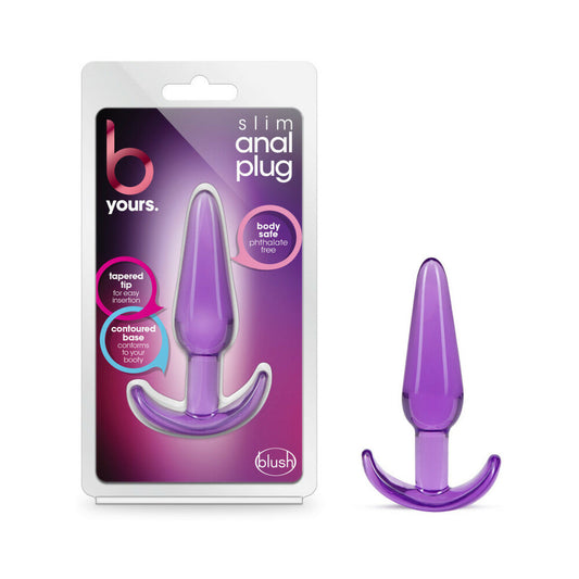 Blush B Yours Slim Anal Plug Purple 