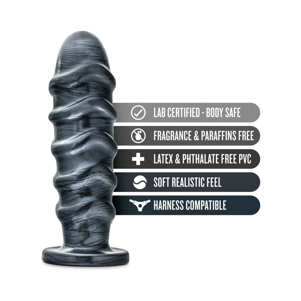 Blush Jet Annihilator 11 in. Anal Plug Carbon Metallic Black 5