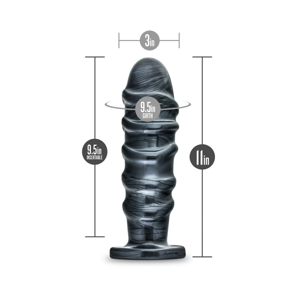 Blush Jet Annihilator 11 in. Anal Plug Carbon Metallic Black 8