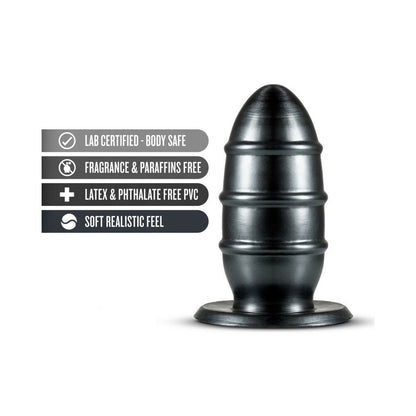 Blush Jet Fuc Plug 8.25 in. Carbon Metallic Black 4