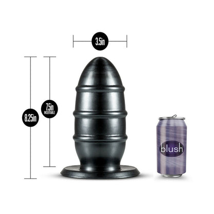 Blush Jet Fuc Plug 8.25 in. Carbon Metallic Black 5