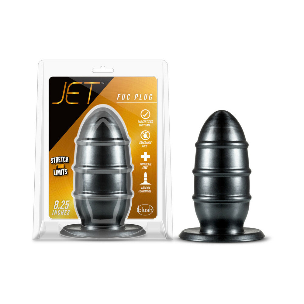 Blush Jet Fuc Plug 8.25 in. Carbon Metallic Black 
